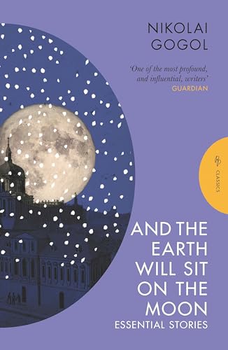 Book cover showing a full moon over a snowy cityscape on a purple background.