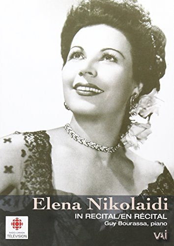 Black and white DVD cover with a portrait of a smiling woman in formal attire.