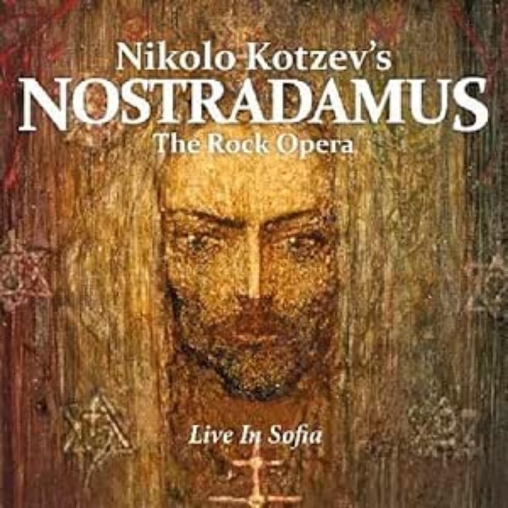 Blu-ray case featuring artwork related to Nostradamus, likely a portrait or symbolic imagery.