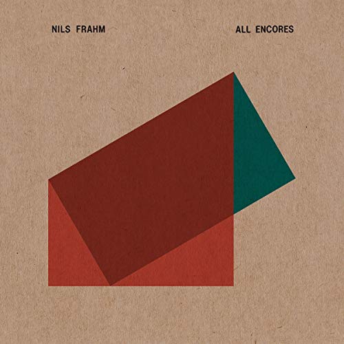 Nils Frahm “All Encores” CD cover with abstract geometric shapes.