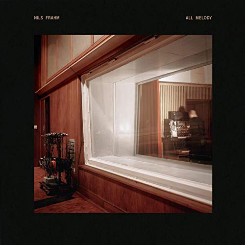 Nils Frahm's "All Melody" CD cover featuring a window and piano.