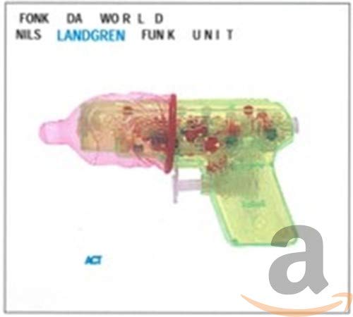 CD cover featuring a translucent toy ray gun with colorful contents.