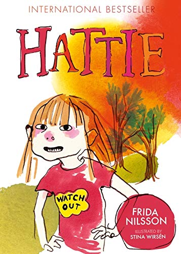 Book cover illustration of a young girl wearing a Watch Out t-shirt.