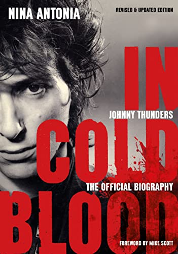 Book cover featuring a black and white portrait of Johnny Thunders.