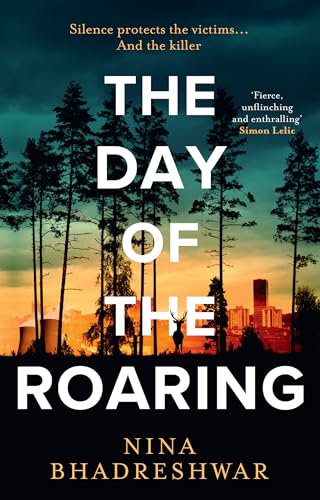 Book cover featuring a silhouette of trees and a deer against a sunset skyline.