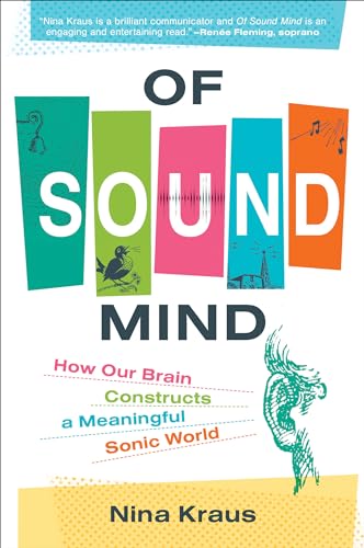 Book cover with colorful blocks, a bird, and flowing lines; title "Of Sound Mind.