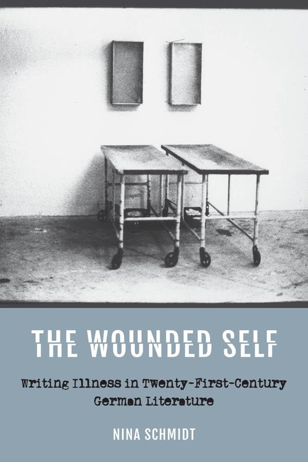 Book cover with a vintage hospital scene and bold title text.