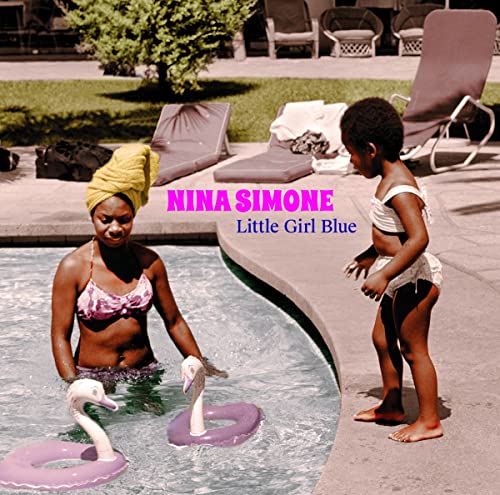 Nina Simone album cover: woman and child by a pool.