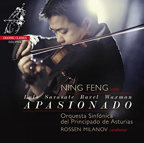CD cover: violinist Ning Feng playing, with composers’ names listed.