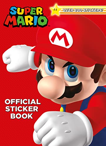 Red cover featuring Mario with a white glove and the book’s title.