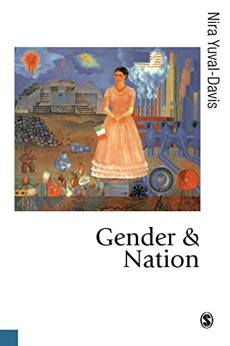 Book cover: woman with flags and ruins, titled "Gender & Nation.