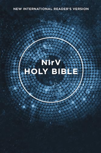 Blue paperback Bible cover with white text reading "NIrV Holy Bible".