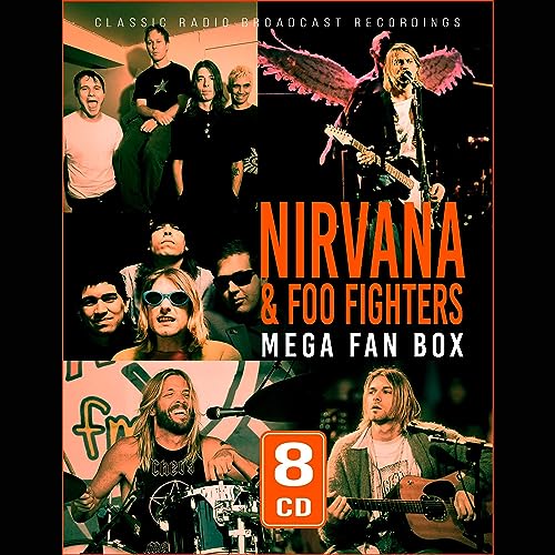 CD cover featuring portraits of Kurt Cobain, Dave Grohl, and other musicians.