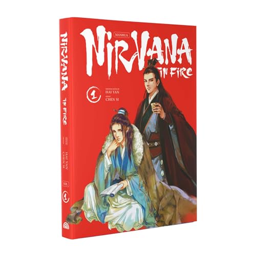 Hardcover book cover of Nirvana in Fire Volume 1 featuring two illustrated traditional characters.