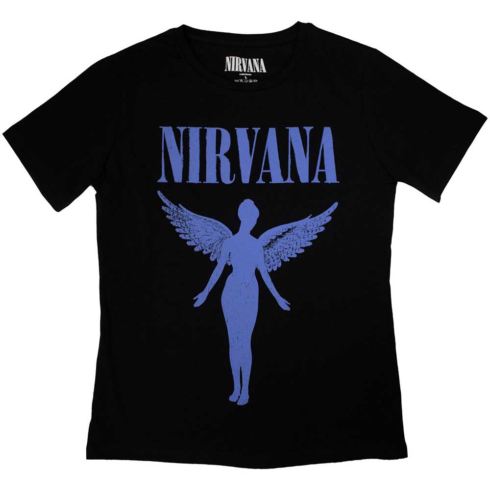 Light blue Nirvana t-shirt, size XX-Large, with band logo graphic.