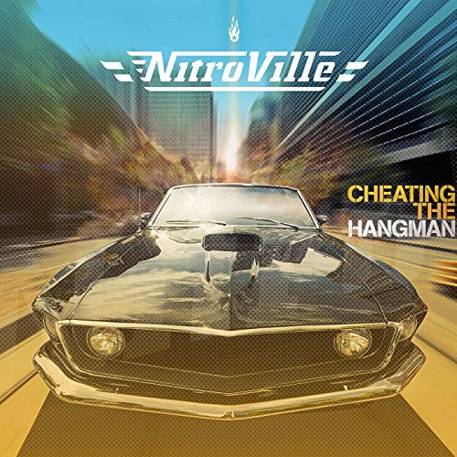 Vinyl record cover featuring a black classic car speeding forward.