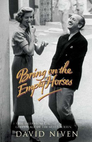 Book cover: black and white photo of two smiling people, title "Bring on the Empty Horses".