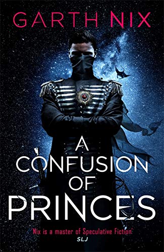 Book cover: masked figure in ornate uniform against a starry background.