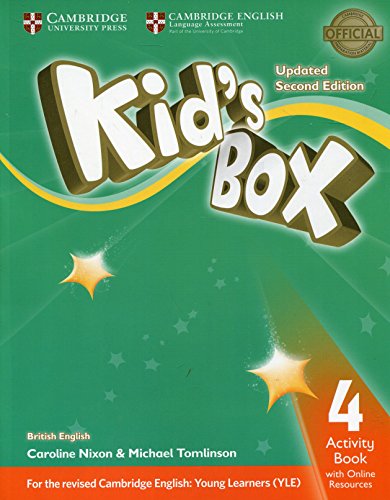 Kid's Box Level 4 Activity Book cover, British English edition.