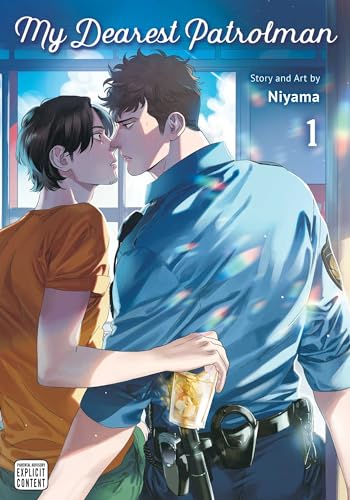 Manga cover: two men embracing, one in a police uniform.