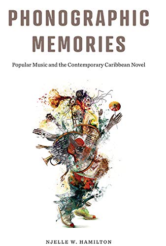 Book cover: “Phonographic Memories” with colorful, abstract musical imagery.