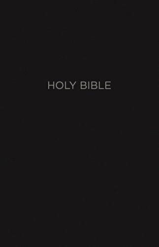 NKJV, Thinline Reference Bible, Leather-Look, Black, Red Letter, Comfort Print : Holy Bible, New King James Version