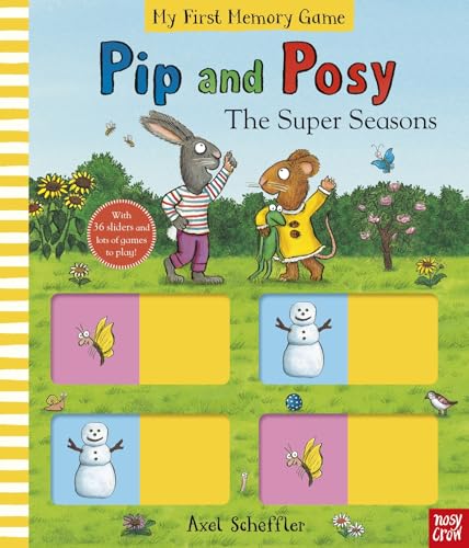 Pip and Posy memory game book with animal characters and seasons.