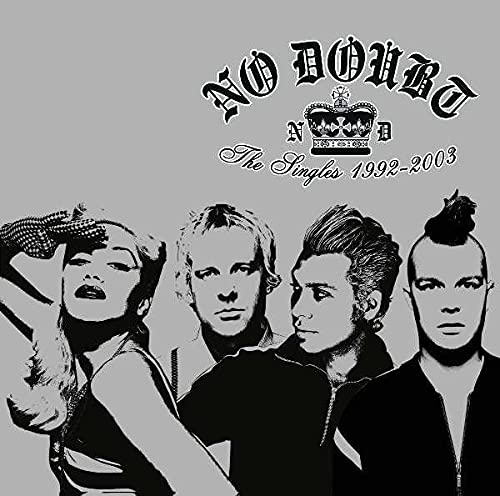 No Doubt album cover featuring band members in black and white.