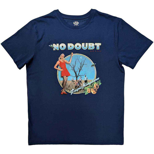 No Doubt Tragic Kingdom t-shirt, small size, likely album-themed graphic.