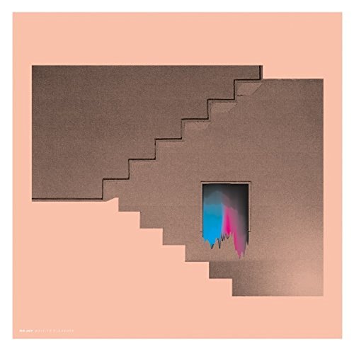 CD cover: Abstract brown staircase with colorful light through a window.