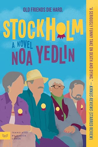 Book cover for “Stockholm” featuring illustrated older adults in profile.
