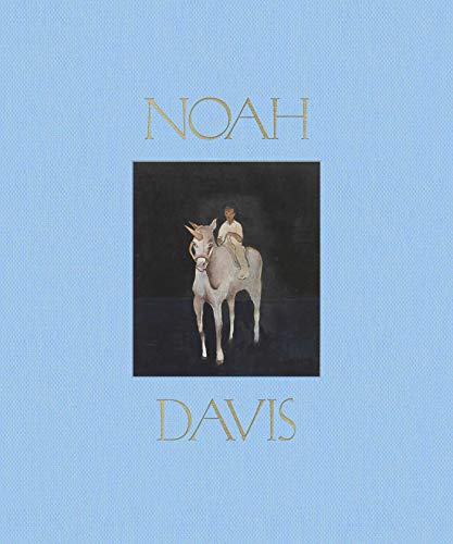 Book cover: “Noah Davis” with a painting of a person on a donkey.