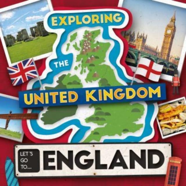 Book cover featuring a map of the United Kingdom and iconic landmarks.