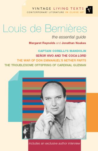 Book cover featuring author Louis de Bernières and colorful stripes.
