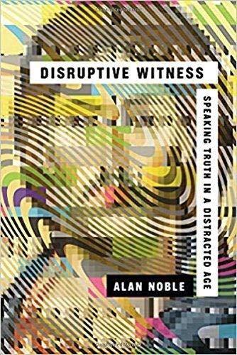 Book cover with abstract, colorful lines and the title "Disruptive Witness.