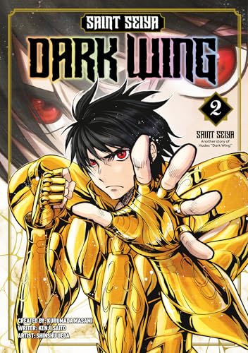 Saint Seiya: Dark Wing Vol. 2 cover featuring a golden armored warrior.