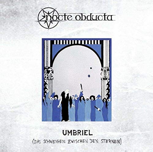 Vinyl record cover: abstract blue and white illustration, text "Umbriel".
