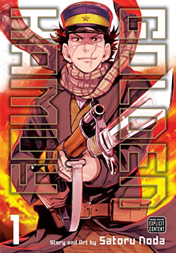 Manga cover featuring a scarred soldier in a military cap holding a bayonet rifle.