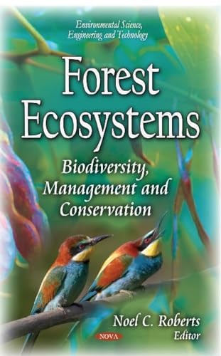Book cover: "Forest Ecosystems" with birds on a branch.