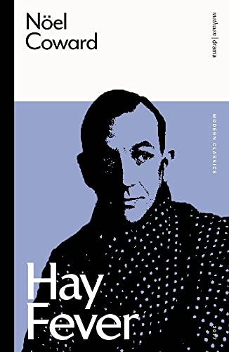 Book cover featuring a stylized portrait of Noël Coward against a blue background.
