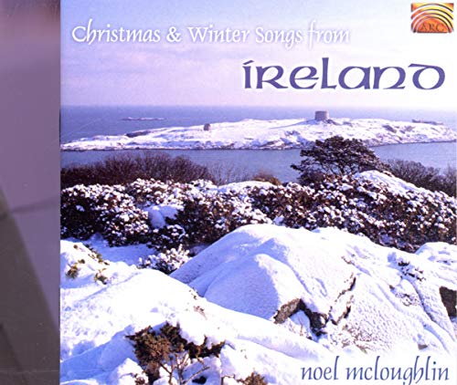 CD cover with snowy Irish coastal landscape and album title.