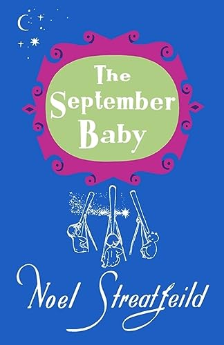 Book cover for “The September Baby” by Noel Streatfeild, blue background.