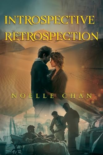 Book cover: couple embracing against a desert and city backdrop.
