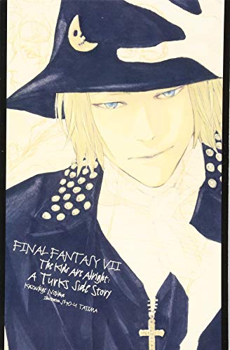 Book cover featuring a blond character in a black hat and coat.