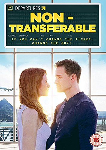 DVD cover featuring a man and woman facing each other at an airport.