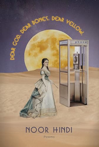 Book cover: woman in vintage dress stands by a phone booth under a moon.