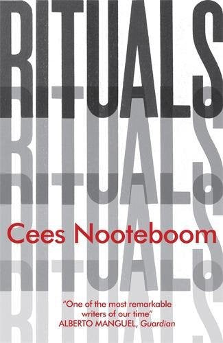 Book cover for "Rituals" by Cees Nooteboom, with repeating text pattern.