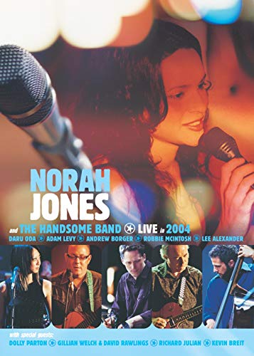 Norah Jones DVD cover featuring her performing with her band.