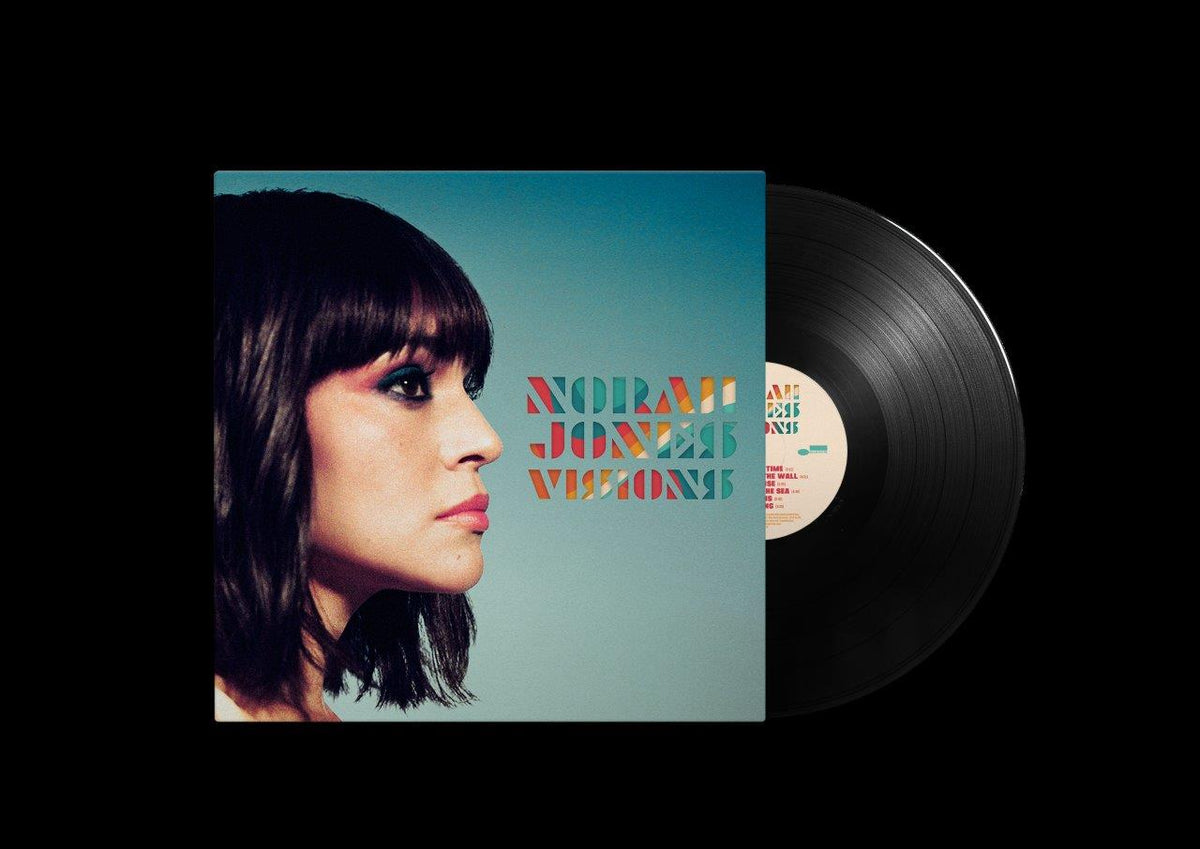 Norah Jones "Visions" vinyl record with portrait cover art.
