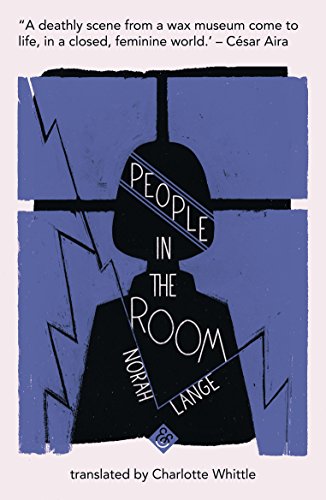 Book cover with black silhouette and white text "People in the Room" on blue background.